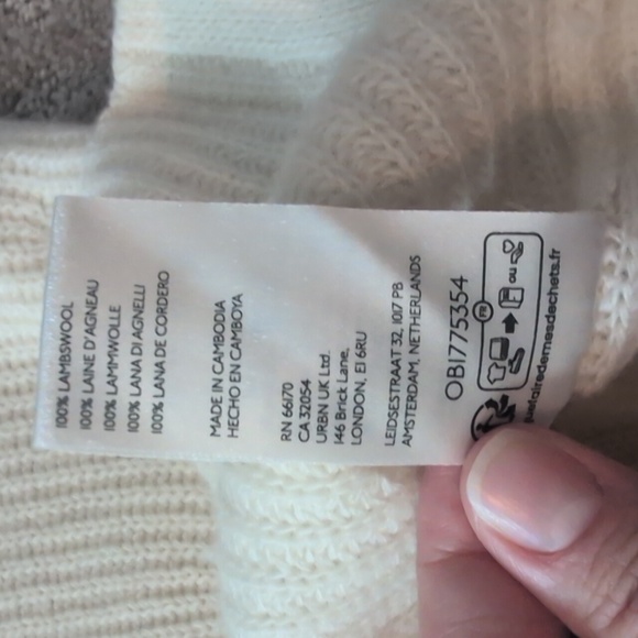Maeve By Anthropologie Lambs Wool Sweater Vest Medium - Picture 3 of 9